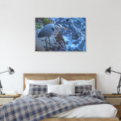 Toile Grand héron bleu (Insitu(Chambre))