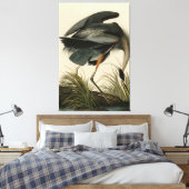 Toile Grand héron bleu des oiseaux d'Amérique d'Audubon (Insitu(Chambre))