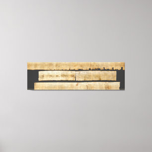 Toile Grand Isaïe Défilement Mer Morte Défilés 1QIsaa