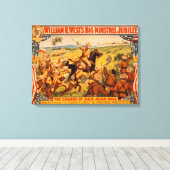 Toile Grand Jubilé de Minstrel charge de San Juan Hill (Insitu (Plancher de Bois))
