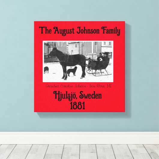 Toile Grand-mère Johnson (Insitu (Plancher de Bois))