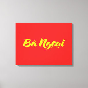 Toile Grand-mère vietnamienne (maternelle) - Bà Ngotchi