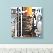 Toile Grand navire Gaff Rigging (Insitu (Plancher de Bois))