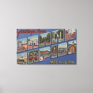 Toile Grand Rapids, Michigan - grandes scènes 2 de