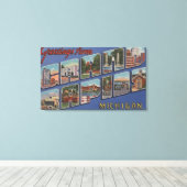 Toile Grand Rapids, Michigan - Scènes de grandes lettres (Insitu (Plancher de Bois))