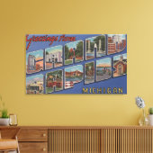 Toile Grand Rapids, Michigan - Scènes de grandes lettres (Insitu(Salon))