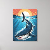 Toile Grand requin blanc (Recto)