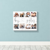 Toile Grand script de soeur | Cadeau Pour Soeurs Photo C (Insitu (Plancher de Bois))