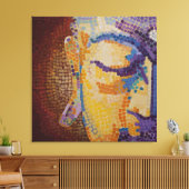 Toile Grand visage Bouddha (Insitu(Salon))