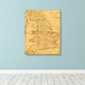 Toile Grande-Bretagne antique (Insitu (Plancher de Bois))