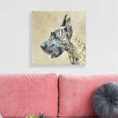 Toile Grande Danse (Brindle) Peinture - Art Chien origin (Insitu(Salon))