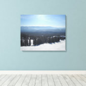 Toile Grande montagne blanche (Insitu (Plancher de Bois))