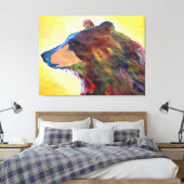 Toile Grande Ours Abstrait coloré (Insitu(Chambre))