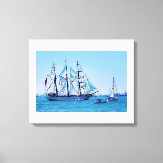 Toile Grande Parade des navires (Recto)