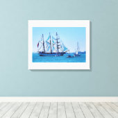 Toile Grande Parade des navires (Insitu (Plancher de Bois))