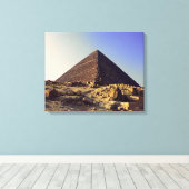 Toile Grande Pyramide de Gizeh Khoufou (Insitu (Plancher de Bois))