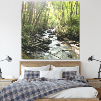 Toile Grande rivière des montagnes Smoky