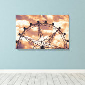 Toile Grande roue sur ciel (Insitu (Plancher de Bois))