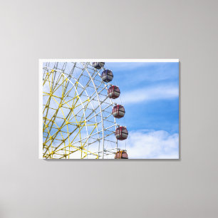 Toile Grande roue sur ciel