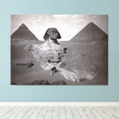 Toile Grande Sphinx & Nécropole des pyramides de Gizeh É (Insitu (Plancher de Bois))