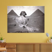 Toile Grande Sphinx & Nécropole des pyramides de Gizeh É (Insitu(Salon))