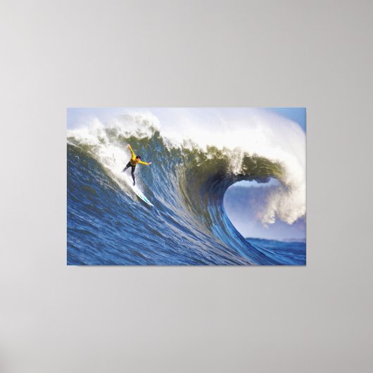 Toile Grande vague à la compétition de surf des Maverick (Recto)