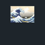 Toile Grande vague au large de Kanagawa | Hokusai |<br><div class="desc">La Grande Vague au large de Kanagawa est un bloc de bois imprimé par Katsushika Hokusai.</div>
