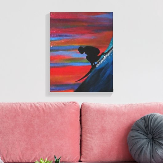 Toile Grandes vagues (Insitu(Salon))