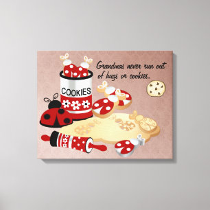 Toile Grandma spéciale enveloppée