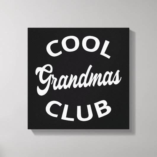 Toile Grandmas Club cool I (Recto)