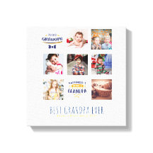 GRANDPA PHOTO COLLAGE CADEAU Fier Papa Pops Gramps