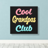 Toile Grandpas Club II cool (Insitu (Plancher de Bois))