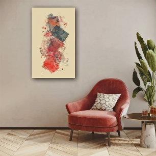 Toile Grands Carrés III