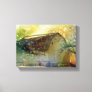 Toile Grange d'hiver