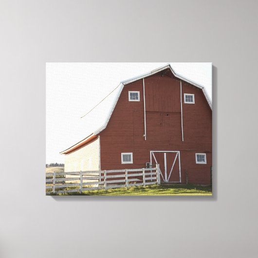 Toile Grange en paysage rural (Recto)