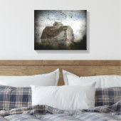 Toile Grange et oiseaux (Insitu(Chambre))