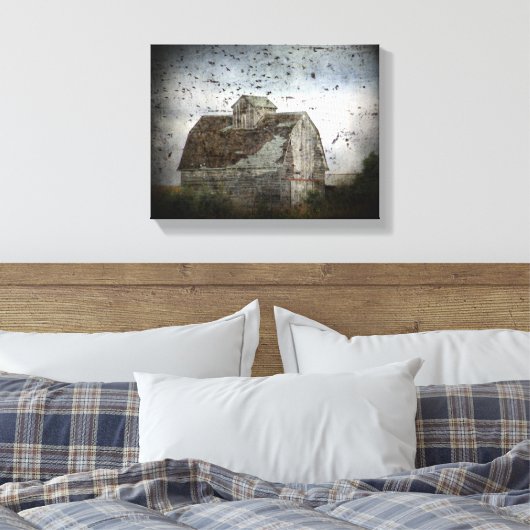 Toile Grange et oiseaux (Insitu(Chambre))
