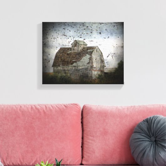 Toile Grange et oiseaux (Insitu(Salon))