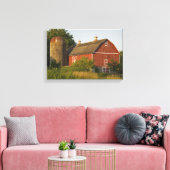 Toile Grange rouge et silo (Insitu(Salon))