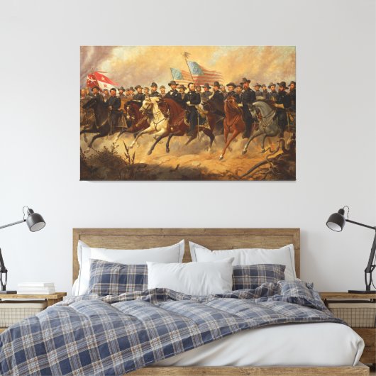 Toile Grant et ses généraux par Ole Peter Hansen Balling (Insitu(Chambre))