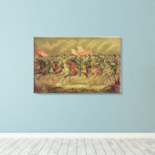 Toile Grant et ses officiers (Insitu (Plancher de Bois))