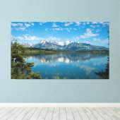 Toile Grant Teton Mountains - Wild Places Photographie (Insitu (Plancher de Bois))