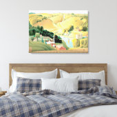 Toile Grant Wood - Stone City, Iowa (Insitu(Chambre))