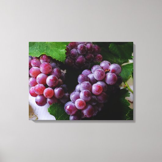 Toile Grapevine Fruit Photographie (Recto)