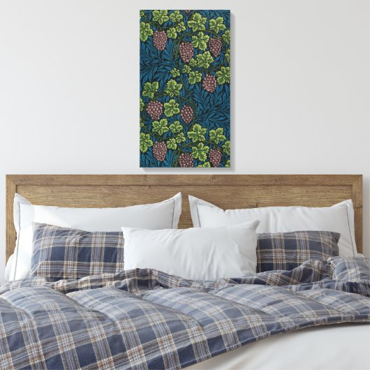 Toile Grapevine (par William Morris) (Insitu(Chambre))