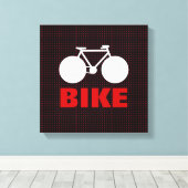 Toile graphic bike (Insitu (Plancher de Bois))