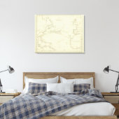 Toile Graphique de l'océan Atlantique (Insitu(Chambre))