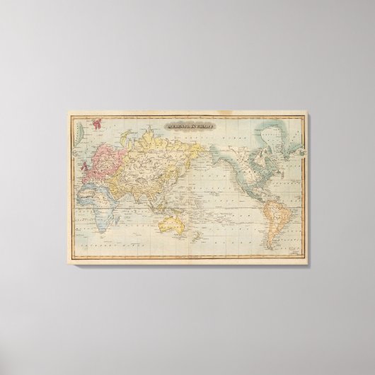 Toile Graphique de Mercator (Recto)