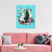 Toile Graphique de Noël coloré Grinch (Insitu(Salon))