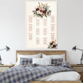 Toile Graphique de sièges Boho Florals (Insitu(Chambre))